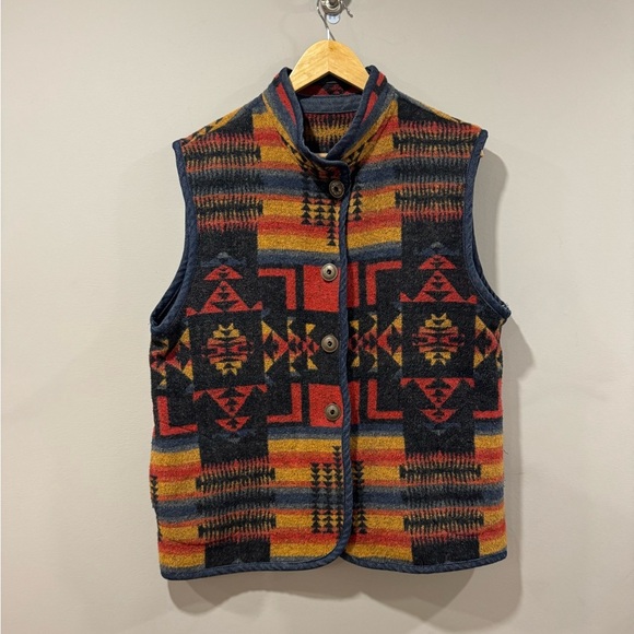 Men’s Vintage Nordic Aztec Vest - Picture 3 of 8